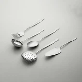 Nehir Sultan Sade 5 Parça Paslanmaz Çelik Servis Takımı thumbnail 2