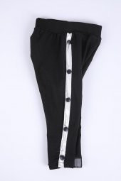 Babyhola Yandan Çıtçıtlı Kız Çocuk Şalvar Pantolon 36034 - 3