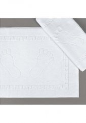 Beyaz Ayak Otel Havlusu 2 Adet Pamuk 250 Gram - 1