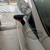Seat Leon Mk2 2005-2008 Makyajsız Kasa İle Uyumlu Batman Yarasa Ayna Kapağı Piano Black ABS Plastik - 4
