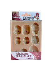 Smarta Silikon Kalıplar Bebek Yüzleri 3019 - 1
