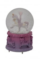 Nostaljik Kar Küresi Orta Boy Renk Değiştiren Led Lambalı Kar Küresi-10 - 1