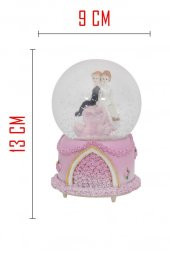 Nostaljik Kar Küresi Orta Boy Renk Değiştiren Led Lambalı Kar Küresi-12 - 3