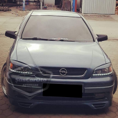 Opel Astra G 1998-2004 Uyumlu Batman Yarasa Ayna Kapağı Piano Black ABS Plastik thumbnail 4