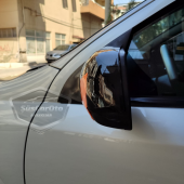 Opel Astra G 1998-2004 Uyumlu Batman Yarasa Ayna Kapağı Piano Black ABS Plastik thumbnail 5