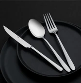 Nehir Sultan Sade 72 Parça 12 Kişilik Çatal Kaşık Bıçak Seti thumbnail 1