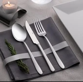 Nehir Sultan Sade 72 Parça 12 Kişilik Çatal Kaşık Bıçak Seti thumbnail 2