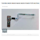 TOSHİBA NB200 NB205 NB250 NB255 POWER TETİK BUTONU - 1