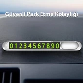 Polham Araç İçi Geçici Park için Telefon Numaratörü, Forforlu Açılıp Kapanabilen Premium Numaratör - 8