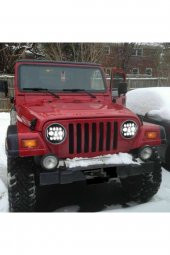 18 Cm 7” Turuncu Beyaz Angel Adaptif Far Angel 8 Modlu Offroad Led Lamba Drl - 5