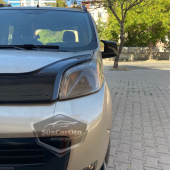 Fiat Fiorino 2008-2022 Uyumlu Batman Yarasa Ayna Kapağı Piano Black ABS Plastik - 1