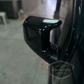 Fiat Fiorino 2008-2022 Uyumlu Batman Yarasa Ayna Kapağı Piano Black ABS Plastik - 6
