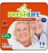 Freshlife 30 Adet XLarge Belbantlı Islaklık Göstergeli Hasta Bezi - 1