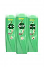 Elidor Superblend Saç Bakım Şampuanı Sağlıklı Uzayan Saçlar Biotin Argan Yağı Arjinin 400 ml X3 - 2