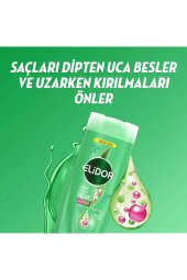 Elidor Superblend Saç Bakım Şampuanı Sağlıklı Uzayan Saçlar Biotin Argan Yağı Arjinin 400 ml X3 - 3