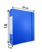 Arşiv ve Proje Kutusu 29x40x9cm Mavi 5’li - 1