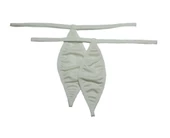 ASM1211 Kadın 2 li  Beyaz Mıcro Mini Damla Kıskırtıcı String - 1