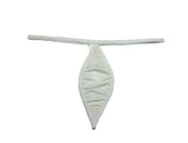 ASM1211 Kadın 2 li  Beyaz Mıcro Mini Damla Kıskırtıcı String - 6