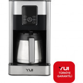 Yui CM1706WE 2'si 1 Arada 1.3 lt Çelik Hazneli Çay ve Kahve Makinesi Gümüş (Yui Türkiye Garantili) OUTLET - 2