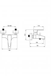 Artema A40778 Q-Line Banyo Bataryası - 2