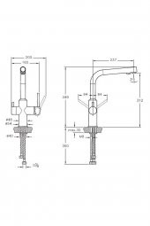 Artema A42144 Split Dual-Flow Mutfak Bataryası - 3