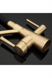 Movecci   Dual Flow Çift Akışlı Silikon Hortumlu Eviye Bataryası Su Arıtma Girişli - 3