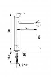 Ar & Yak Ar Fia Yüksek ( Çanak) Lavabo Bataryası 102188089 - 2