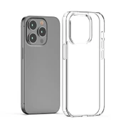 iPhone 15 Pro Kılıf Coss Şeffaf Sert Silikon Kılıf thumbnail 4