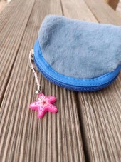 Anahtarlık Kolye Sevimli Yıldız Çanta Araba Cüzdan Aksesuar Süsü Hediye - 2