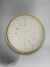 Galaxy D-218-A-11 Eskitme Kadran 30 CM Sessiz Akar Duvar Saati Gold - 1