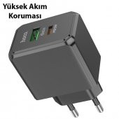 Polham HC Series PD 20W 1x QC3.0 USB, 1xType-C Girişli Süper Hızlı Şarj Adaptörü Başlığı, Isınmaz, Akım Korumalı, Akıllı Şarj Adaptörü - 3