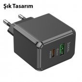 Polham HC Series PD 20W 1x QC3.0 USB, 1xType-C Girişli Süper Hızlı Şarj Adaptörü Başlığı, Isınmaz, Akım Korumalı, Akıllı Şarj Adaptörü - 4