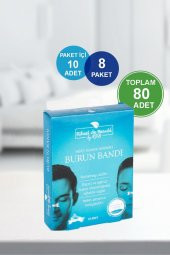 Horlama önleyici nefes bandı nefes burun bandı 8 kutu 80 adet - 3