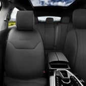 Otom Exclusive Koruyucu Oto Koltuk Minderi Premium Keten Siyah - 2