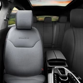 Otom Exclusive Koruyucu Oto Koltuk Minderi Premium Keten Füme - 2