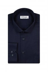 Armür Desenli Siyah Erkek Gömlek thumbnail 2