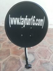 Siyah 70 cm Full HD 4K Uydu Çanak Anteni-Antrasit - 1