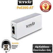 TENDA POE30G-AT Gigabit POE Enjektörü  802.3af/at POE30G-AT - 1