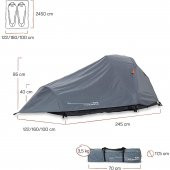 Where Tomorrow Kompakt Otomatik Çadır-GRİ thumbnail 2