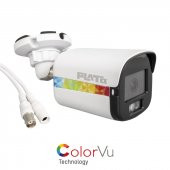Plato PL-22995 5Mp Color Vu Mikrofonlu 2.8 Mm 3 Atom Led Metal Kasa Ahd Bullet Kamera thumbnail 1