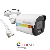 Plato PL-22995 5Mp Color Vu Mikrofonlu 2.8 Mm 3 Atom Led Metal Kasa Ahd Bullet Kamera thumbnail 4