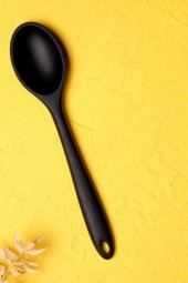 Arow Silikon Servis Kaşığı 27 cm - Siyah - PM-522 - 1