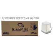 Dispenser Peçete Masaüstü 18 Paket 1800 Adet (KOLİ) (KAMPANYA) - 1