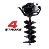 Tomking EA144P Çift Helezonlu 4 Zamanlı Toprak Burgu Makinası 400 mm 4 Hp - 1