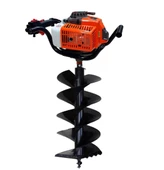 Gardenpro GP630 Çift Helezonlu Toprak Burgu Makinası 3.1 Hp 400 mm Çap - 1