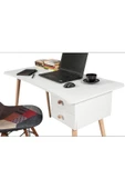 ZEYTUN Beyaz 2 Çekmeceli Çalışma Masası - 6