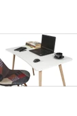 ZEYTUN Alvin Düz Beyaz Çalışma Masası - 6