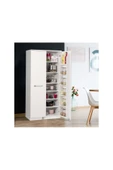 ZEYTUN Beyaz Çok Amaçlı 90 Derece Açılabilir 2 Kapaklı Kiler Mutfak Dolabı - 1