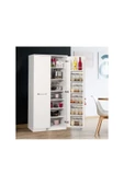 ZEYTUN Beyaz Çok Amaçlı 165 Derece Açılabilir 2 Kapaklı Kiler Mutfak Dolabı - 2