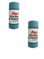 VİNDEX FAST ÇÖP TORBASI ORTA BOY 30 -2Lİ- - 1
